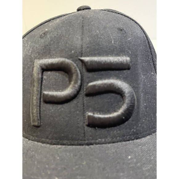 P5 Phase 5 Flatbill Snapback Ball Cap Hat - Black Unisex Adjustable - Picture 2 of 8